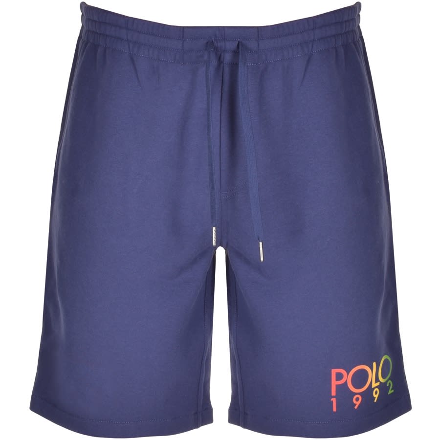 Alternative Image for ProductRalph Lauren Polo 1992 Logo Sweat Shorts Blue1